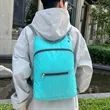 Lightweight Waterproof Foldable Backpack with Earphone Port | https://www.bestnamebadges.com