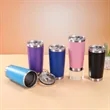 20oz Tumblers Bulk Stainless Steel Cups with Lid | https://www.bestnamebadges.com