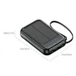 20,000mAh Portable Solar Charging Power Bank with LED Light | https://www.bestnamebadges.com