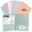 Plastic Document Organizer Folder with Business Card Slot | https://www.bestnamebadges.com