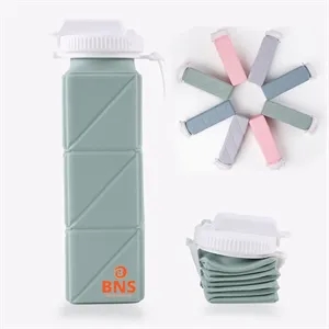 20oz Collapsible Water Bottle Portable Silicone Foldable Cup
