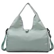 Large Capacity Yoga Duffel Bag With Wet Dry Compartments | https://www.bestnamebadges.com