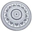 Printed Circle Towel 60" | https://www.bestnamebadges.com