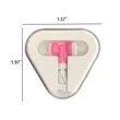 Colorful In Ear Headphones With Tangle Free Cord Case | https://www.bestnamebadges.com