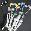 Colorful In Ear Headphones With Tangle Free Cord Case | https://www.bestnamebadges.com