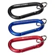 Aluminum Carabiner with Key Ring | https://www.bestnamebadges.com