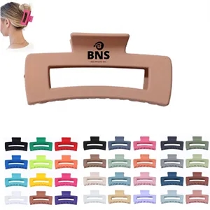 4 Inch Rectangel Hair Claw Clips, Square Jaw