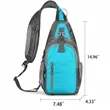 Multi Color Sling Backpack With Zippered Pockets | https://www.bestnamebadges.com