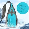 Multi Color Sling Backpack With Zippered Pockets | https://www.bestnamebadges.com