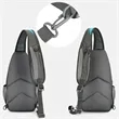 Multi Color Sling Backpack With Zippered Pockets | https://www.bestnamebadges.com