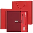 Business Gift Set With Notebook Pen USB And Gift Bag | https://www.bestnamebadges.com