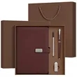 Business Gift Set With Notebook Pen USB And Gift Bag | https://www.bestnamebadges.com