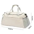 Large Capacity Travel Duffel Bag With Shoulder Strap Handle | https://www.bestnamebadges.com