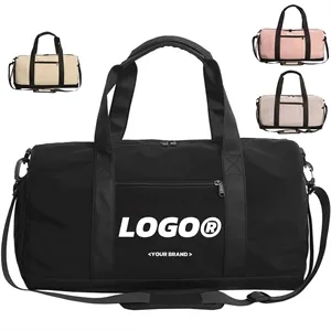Large Capacity Travel Duffel Bag With Shoulder Strap Handle