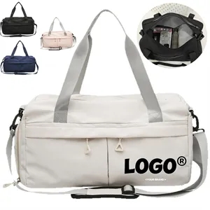 Sports Gym Duffel Bag With Wet Dry Separation And Shoe Compa