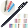 Macaron Color Retractable Ballpoint Pen With Smooth Ink | https://www.bestnamebadges.com