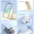 10000mAh Magnetic Wireless Power Bank Portable Stand | https://www.bestnamebadges.com
