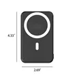 10000mAh Magnetic Wireless Power Bank Stand Charging | https://www.bestnamebadges.com