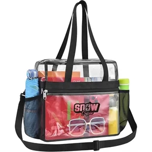 Clear Tote Bag with Reinforced Strap