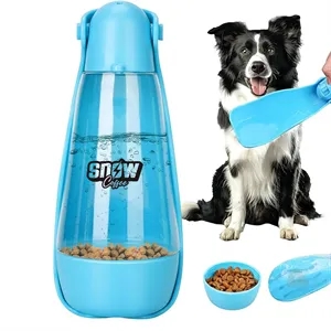 3-in-1 Portable Pet Water Dispenser with Food Container
