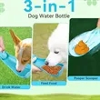 3-in-1 Portable Pet Water Dispenser with Food Container | https://www.bestnamebadges.com