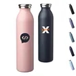 20 oz. Vacuum Insulated Matte Stainless Steel Water Bottle | https://www.bestnamebadges.com
