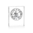 Ashland Silver VividPrint™ Clock | https://www.bestnamebadges.com
