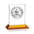 Ashland Clock on Base - Silver Dial | https://www.bestnamebadges.com