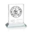 Ashland Clock on Base - Silver Dial | https://www.bestnamebadges.com