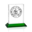 Ashland Clock on Base - Silver Dial | https://www.bestnamebadges.com