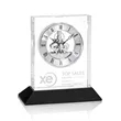 Ashland Clock on Base - Silver Dial | https://www.bestnamebadges.com