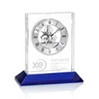 Ashland Clock on Base - Silver Dial | https://www.bestnamebadges.com