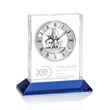 Ashland Clock on Base - Silver Dial | https://www.bestnamebadges.com