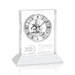 Ashland Clock on Base - Silver Dial | https://www.bestnamebadges.com