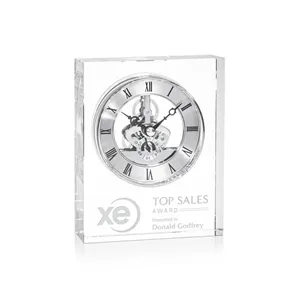 Ashland Clock - Silver Dial | https://www.bestnamebadges.com