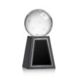 Pickleball Award on Tall Marble Base | https://www.bestnamebadges.com