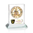Ashland VividPrint™ Clock on Base - Gold Dial | https://www.bestnamebadges.com