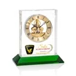 Ashland VividPrint™ Clock on Base - Gold Dial | https://www.bestnamebadges.com