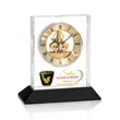 Ashland VividPrint™ Clock on Base - Gold Dial | https://www.bestnamebadges.com