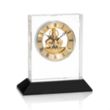 Ashland VividPrint™ Clock on Base - Gold Dial | https://www.bestnamebadges.com