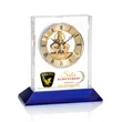 Ashland VividPrint™ Clock on Base - Gold Dial | https://www.bestnamebadges.com