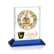 Ashland VividPrint™ Clock on Base - Gold Dial | https://www.bestnamebadges.com