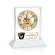 Ashland VividPrint™ Clock on Base - Gold Dial | https://www.bestnamebadges.com