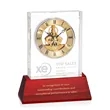 Ashland Clock on Base - Gold Dial | https://www.bestnamebadges.com