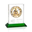 Ashland Clock on Base - Gold Dial | https://www.bestnamebadges.com