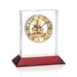 Ashland Clock on Base - Gold Dial | https://www.bestnamebadges.com