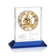 Ashland Clock on Base - Gold Dial | https://www.bestnamebadges.com