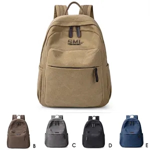 Portable Canvas Backpack Rucksack