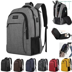 18" Anti-Theft Business Travel Laptop Backpack