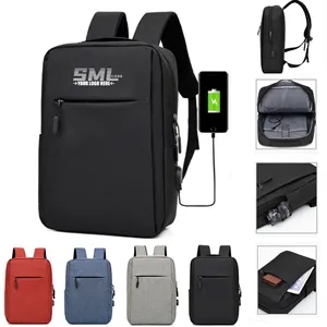 Travel Laptop Backpack w/ USB Charging Port